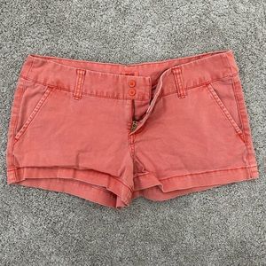 Coral shorts! (Size 5 fits like size 0)